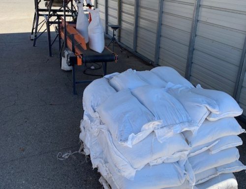 SAND BAGS RAIN GEAR STRAW WATTLES ROAD BASE CULVERTS FIREWOOD